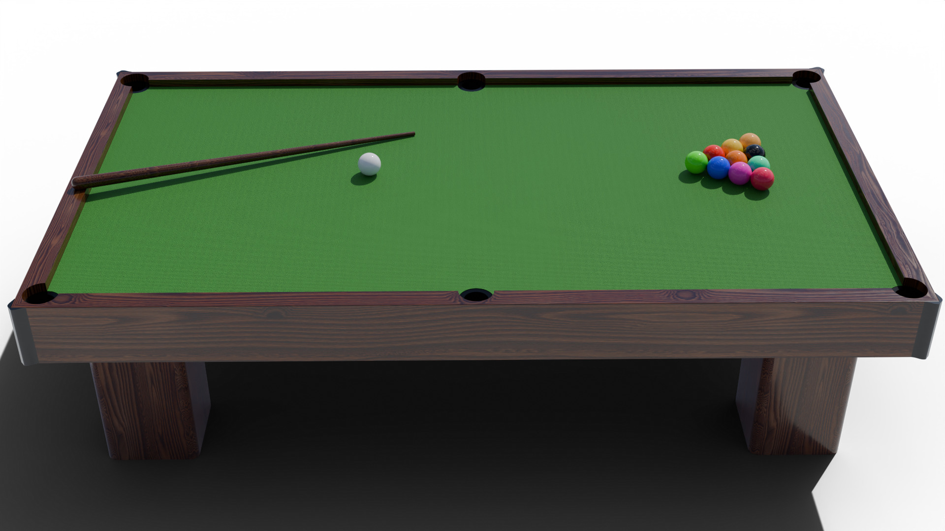Billiards game 3D model_9