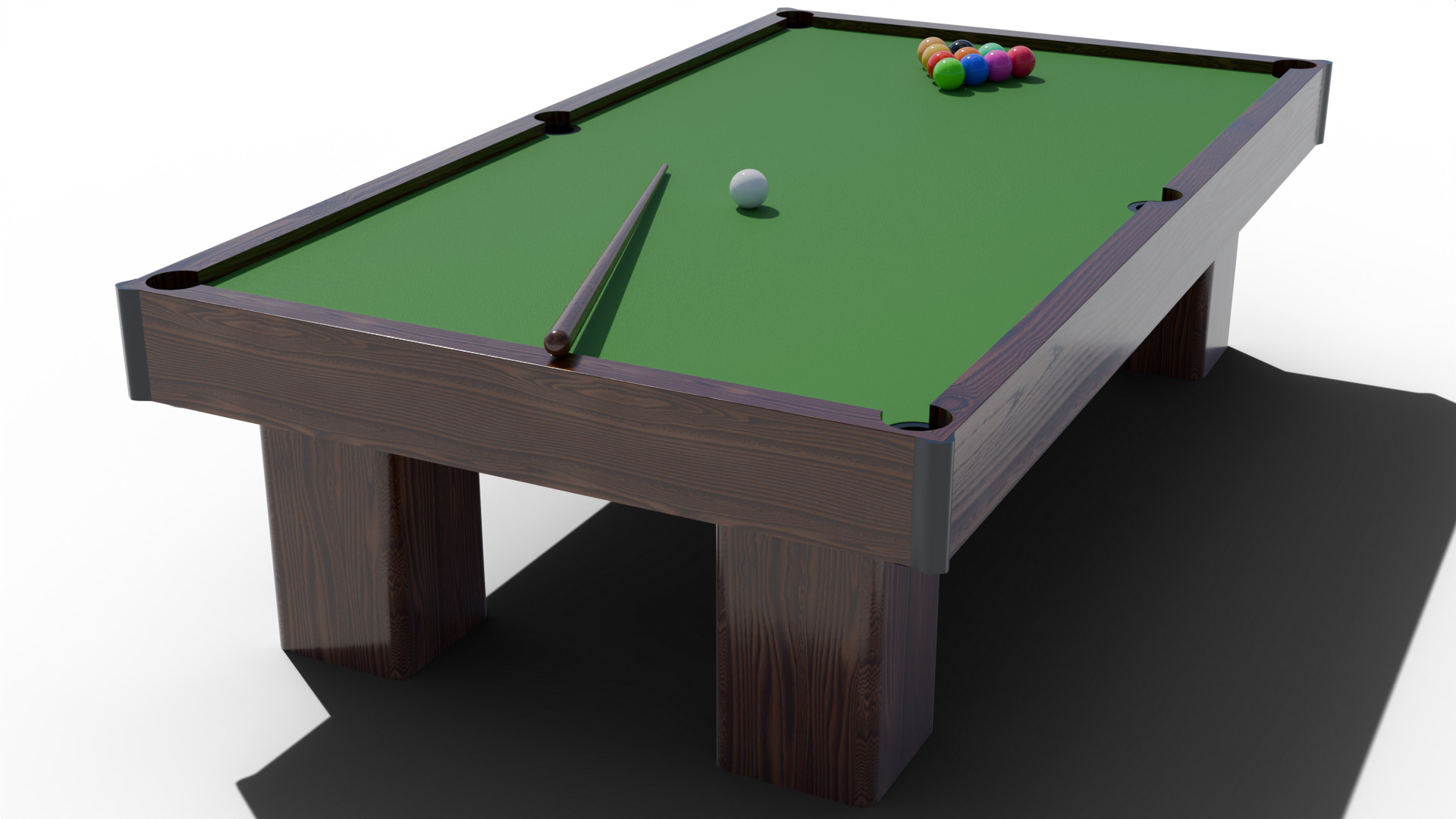 Billiards game 3D model_2