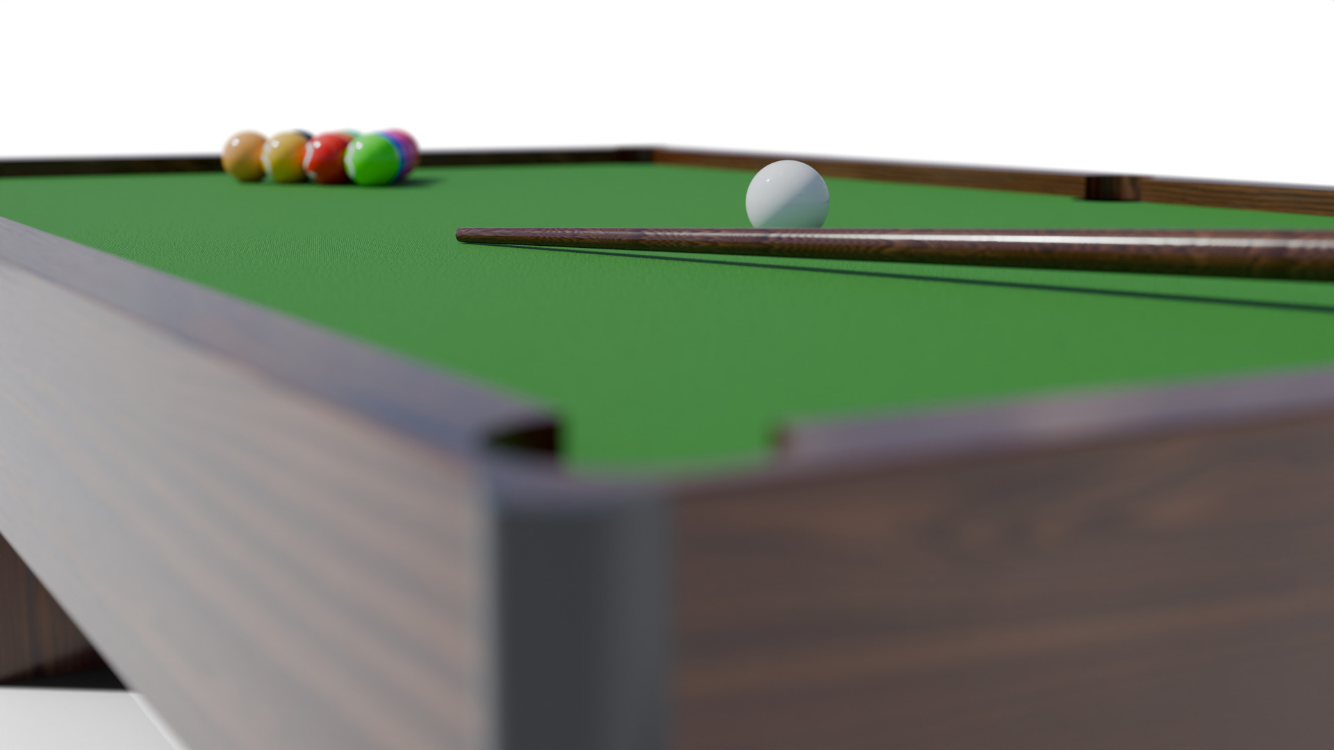 Billiards game 3D model_3