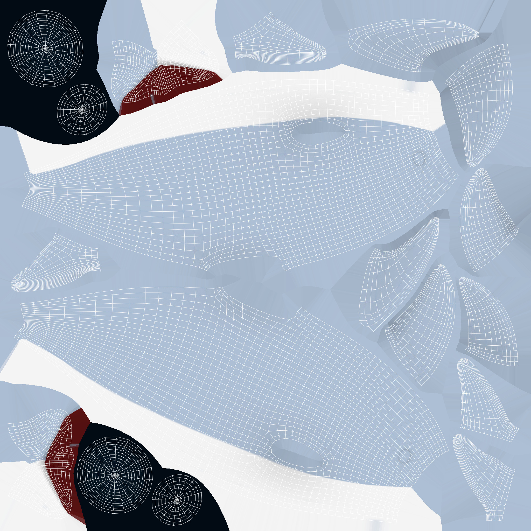 Low Poly - Cartoon Dolphin Rigged Low-poly 3D model_21