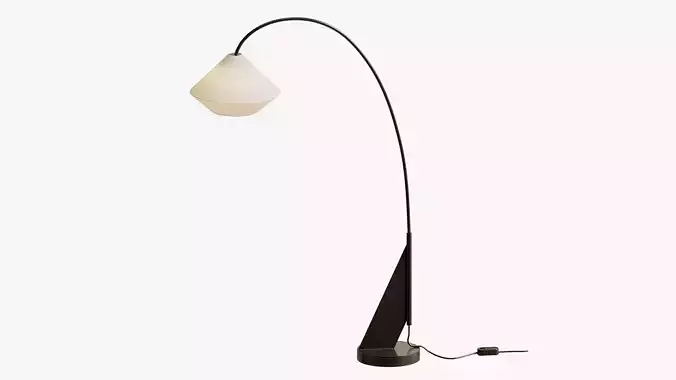 Avenir Dark Bronze Metal Arc Floor Lamp