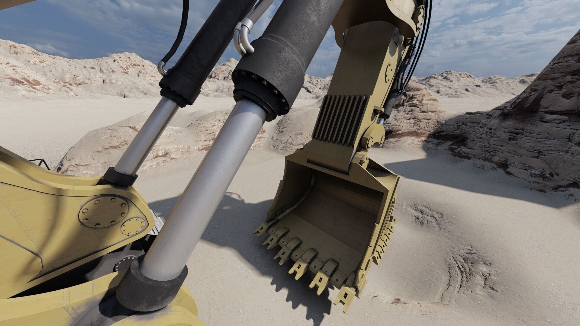 Crawler excavator 3D model_34