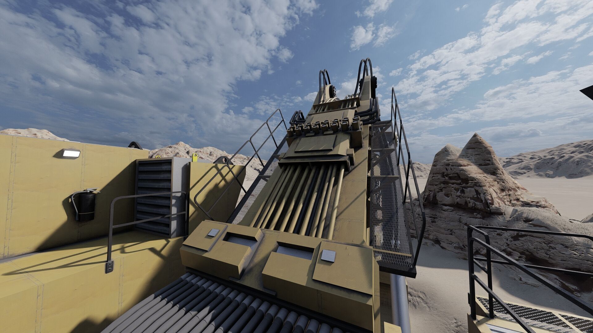 Crawler excavator 3D model_36