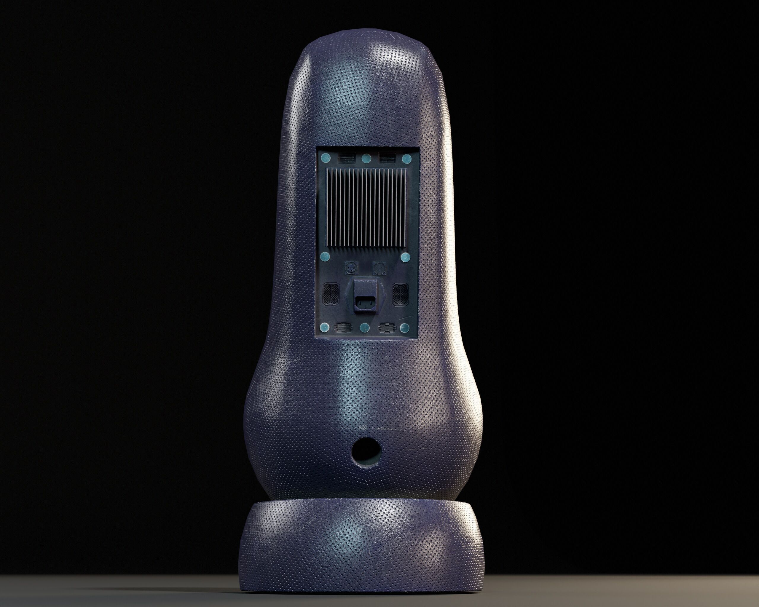Sci-Fi Nova Sub Speaker Low-poly 3D model_16