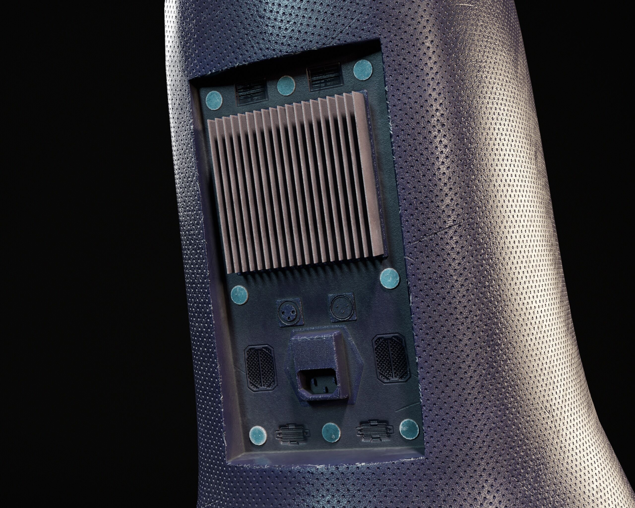 Sci-Fi Nova Sub Speaker Low-poly 3D model_18