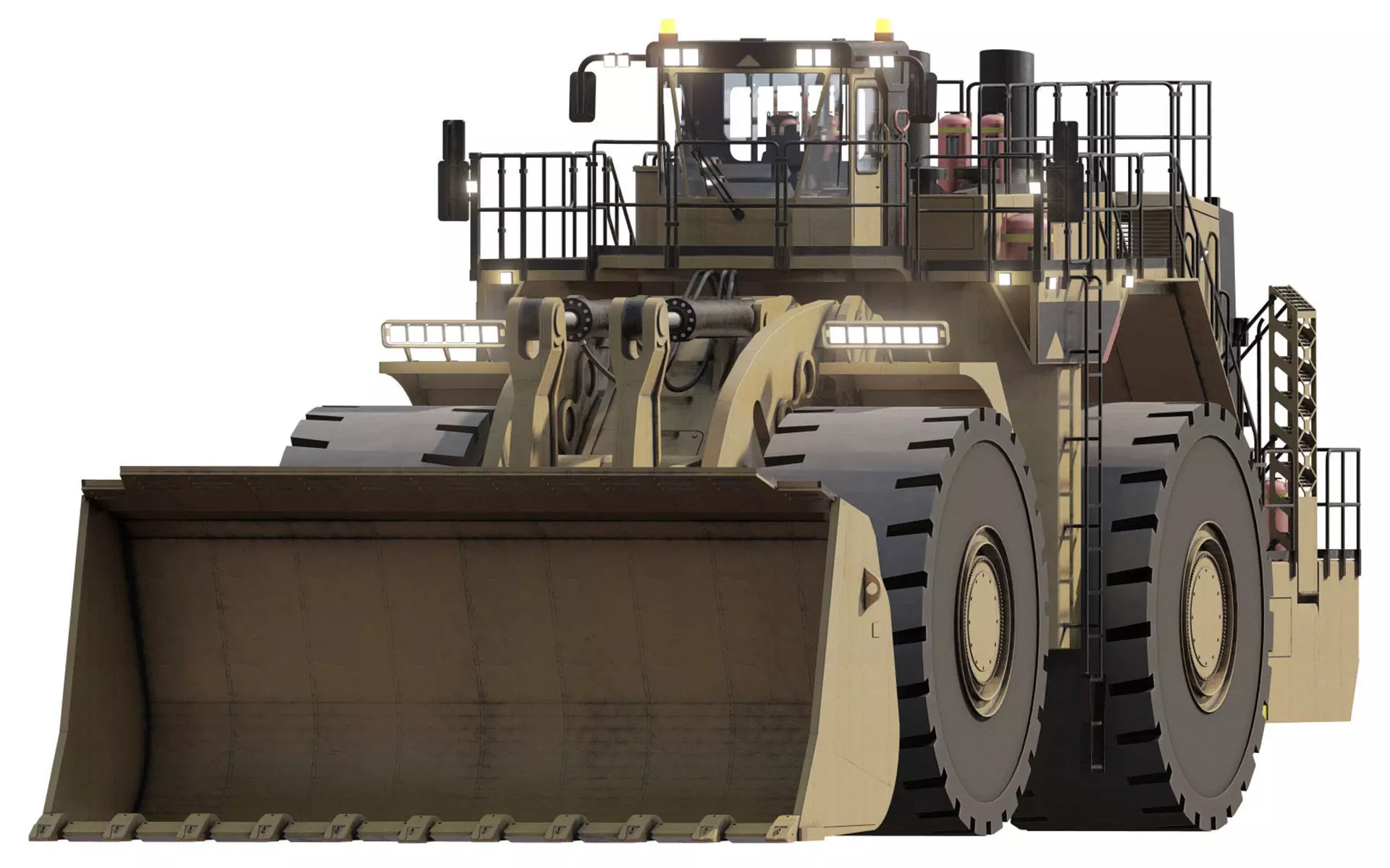 Wheel loader 3D model