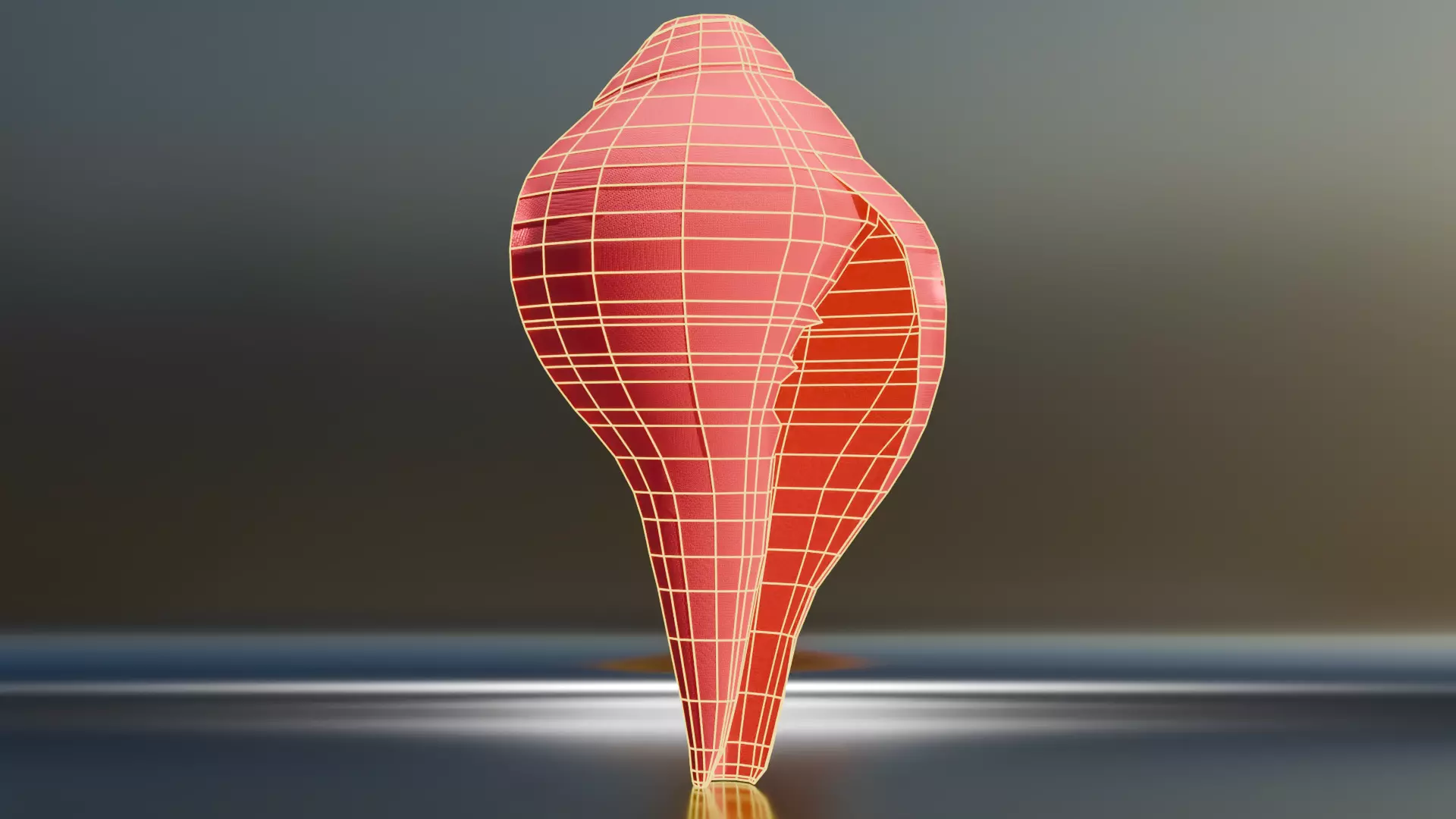 Shankh Architectural Decoration Low-poly 3D model_10