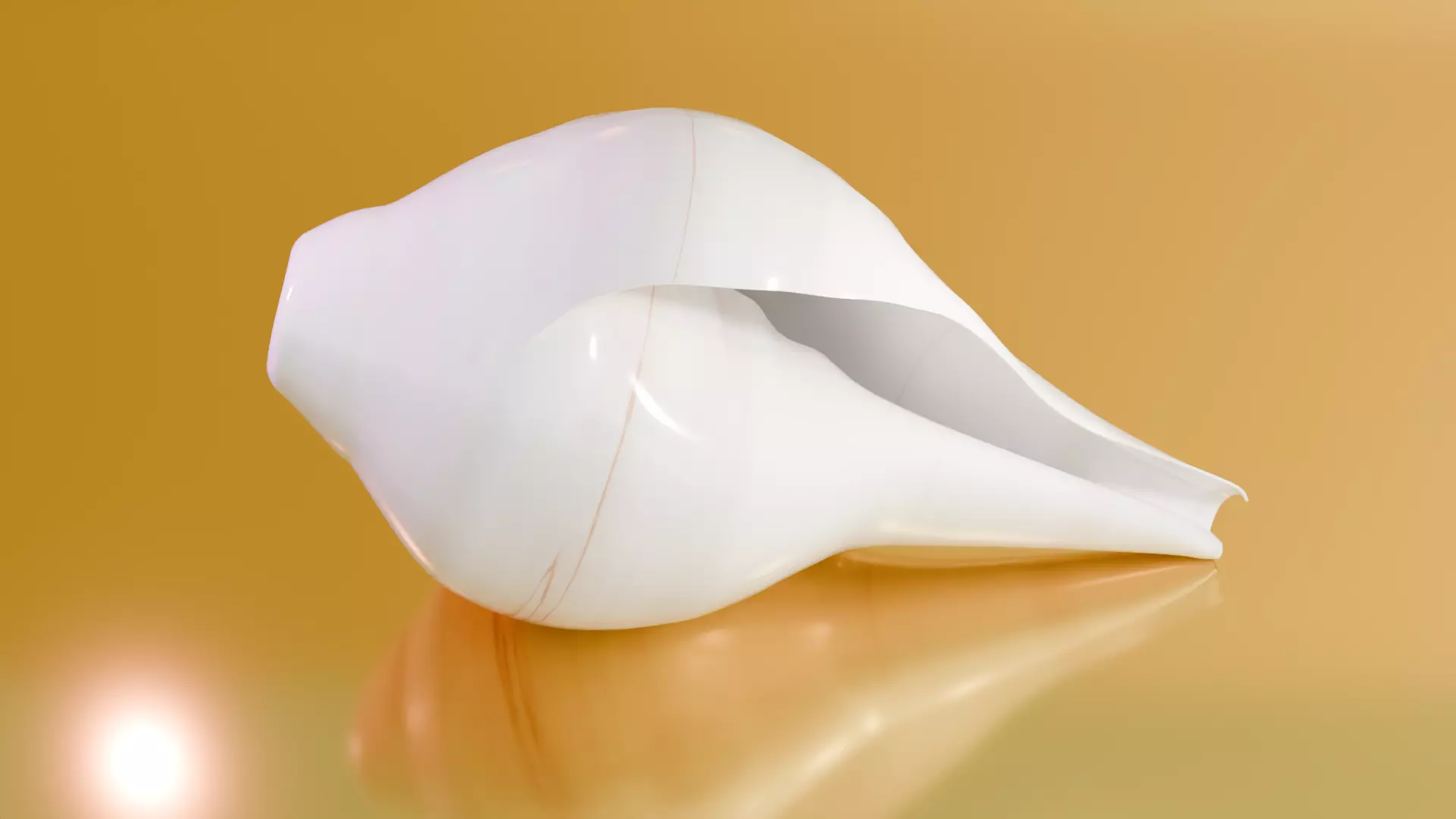 Shankh Architectural Decoration Low-poly 3D model_6