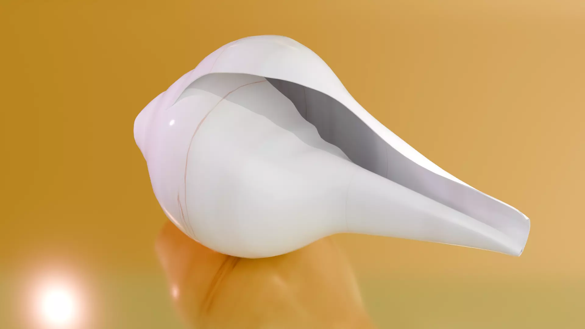 Shankh Architectural Decoration Low-poly 3D model_8