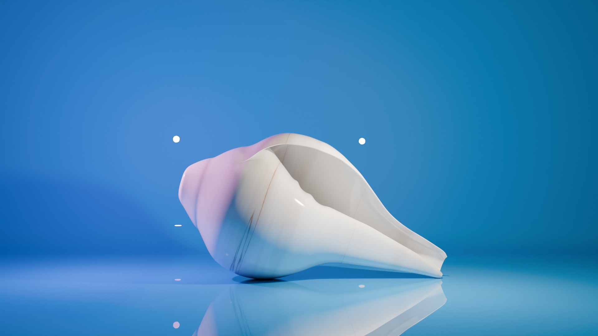 Shankh Architectural Decoration Low-poly 3D model_5