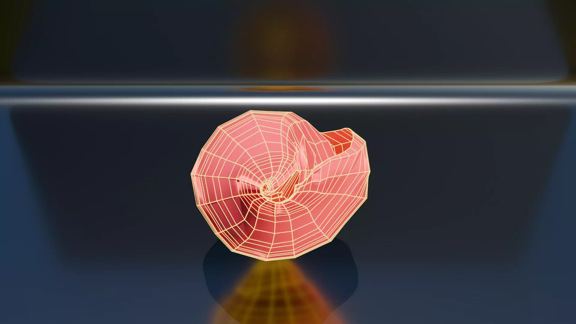 Shankh Architectural Decoration Low-poly 3D model_12