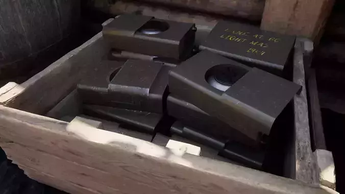 US M7 Anti-Tank Mine 3D model