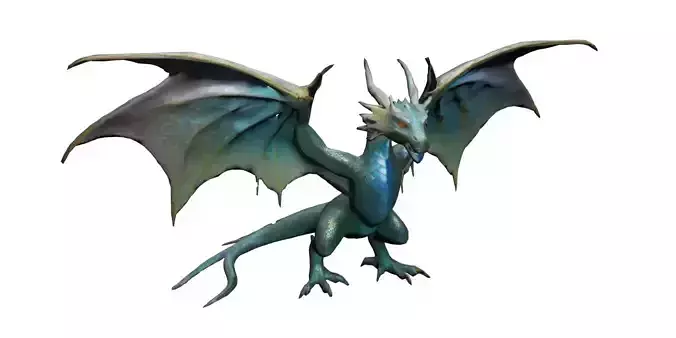 Amphimptere Dragon - Ready to print 3D