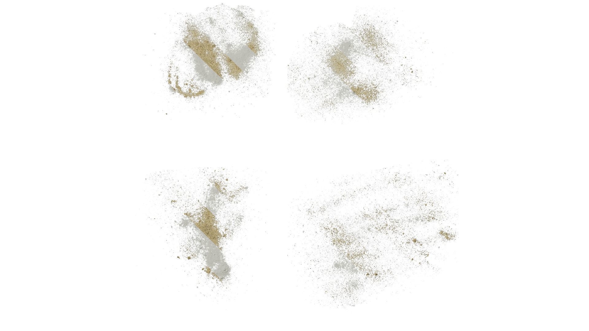 Anydrafts Black pepper powder 01 Texture