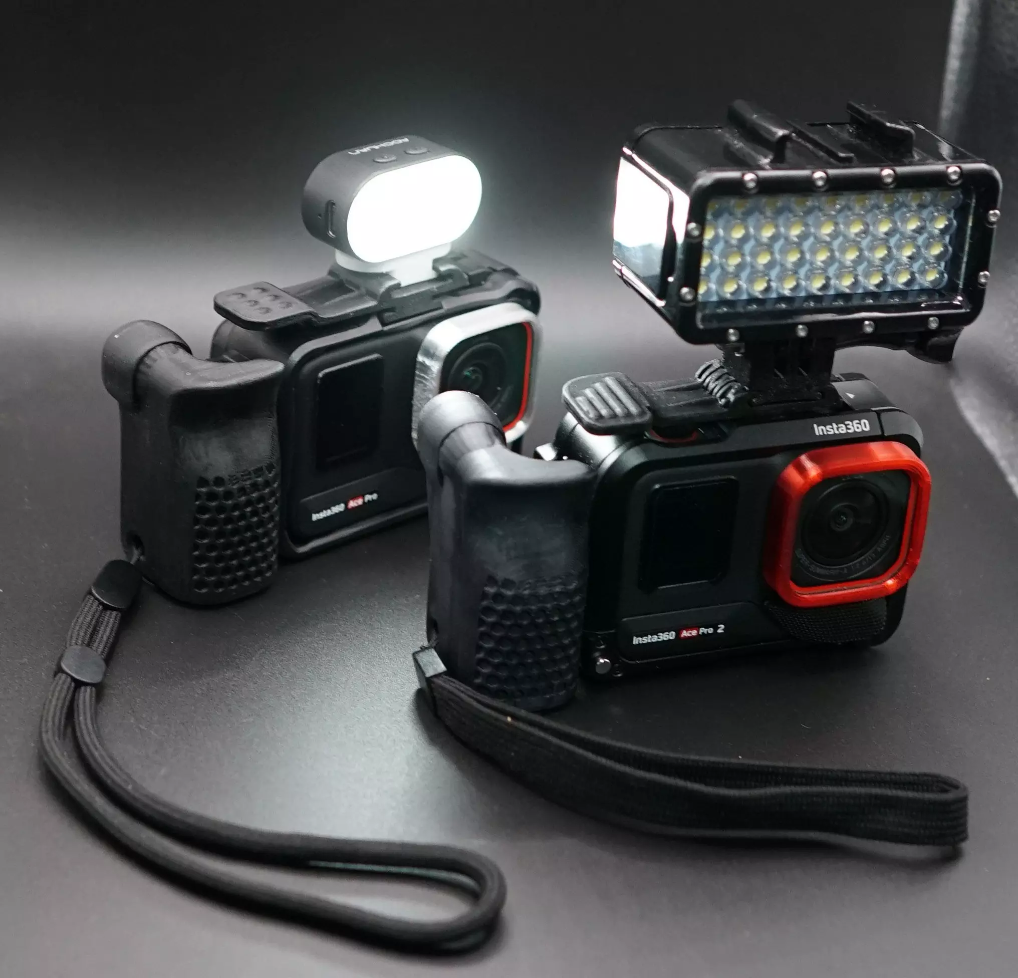 Insta360 Ace Pro and Ace Pro 2 Camera Trigger Grip Kit 3D print model_0