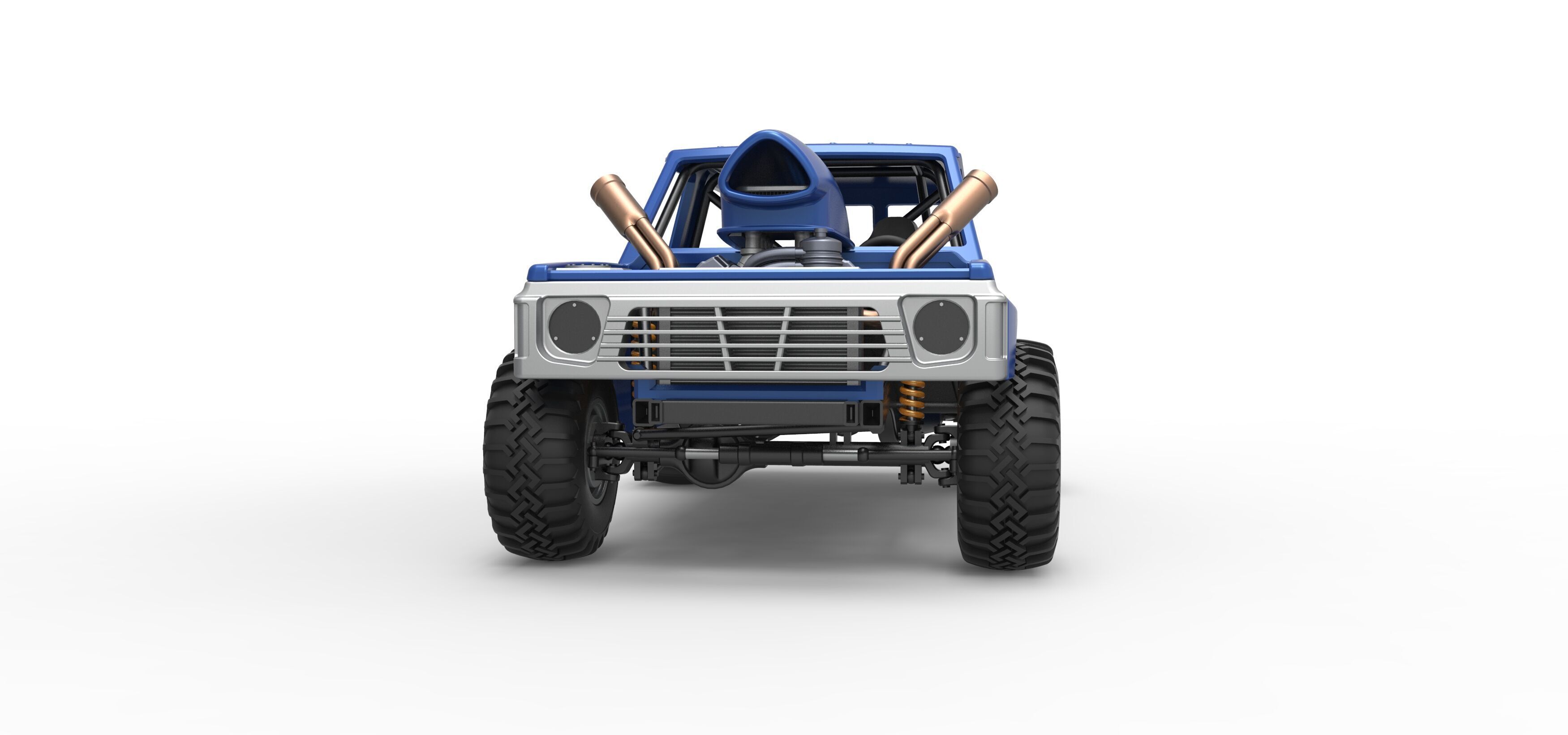 Uphill Sand Racing Dragster Version 4 Scale 1 to 25 3D print model_6