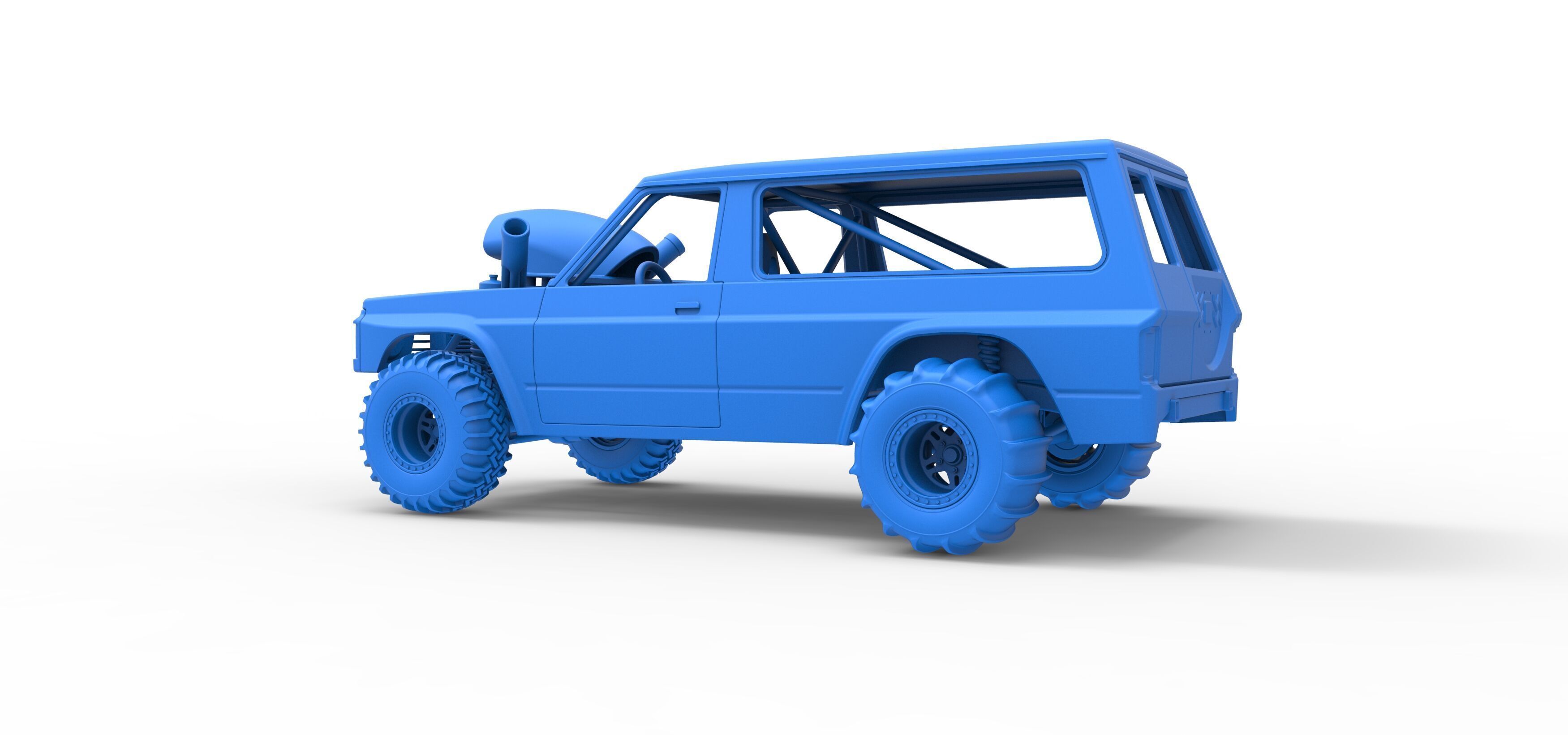 Uphill Sand Racing Dragster Version 4 Scale 1 to 25 3D print model_35