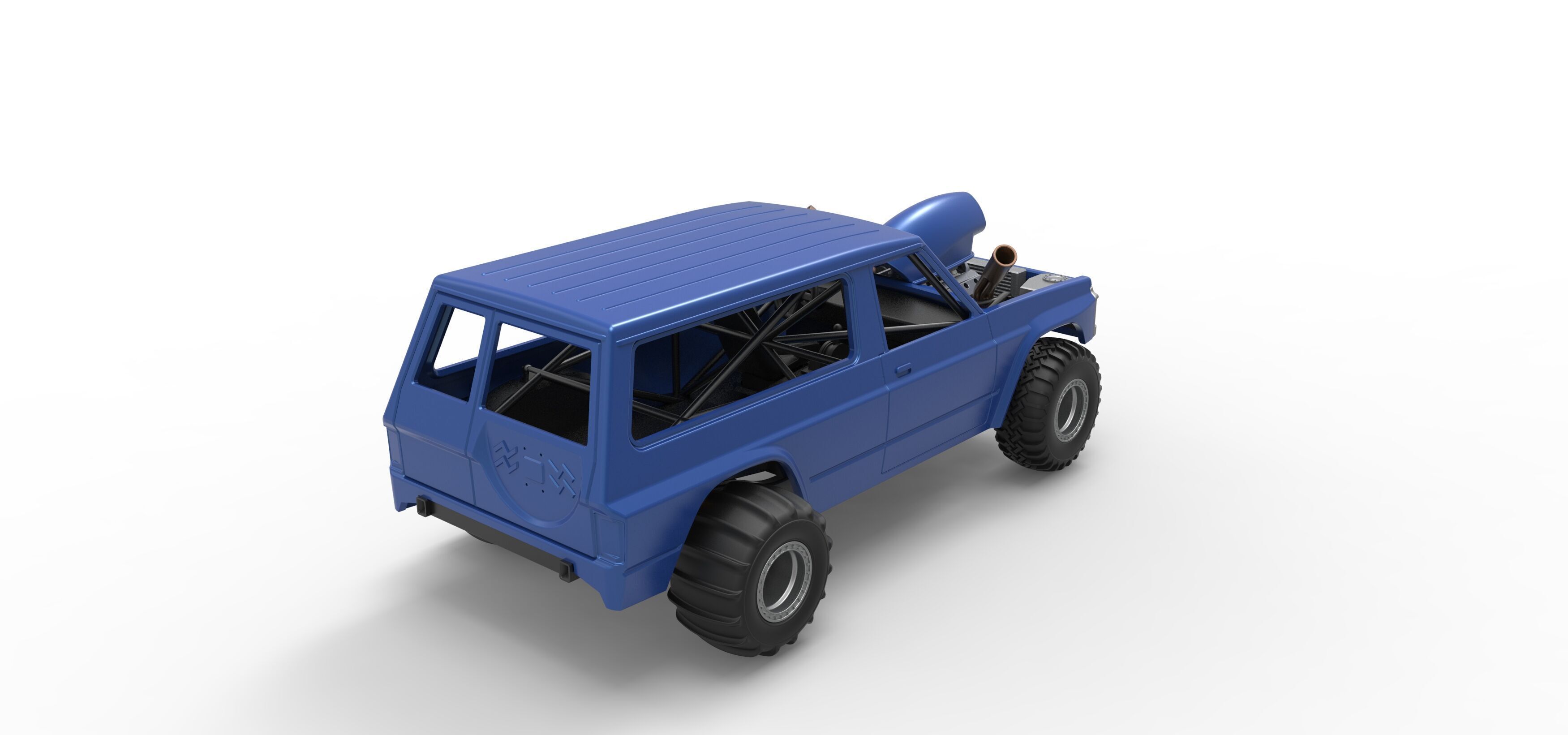 Uphill Sand Racing Dragster Version 4 Scale 1 to 25 3D print model_18