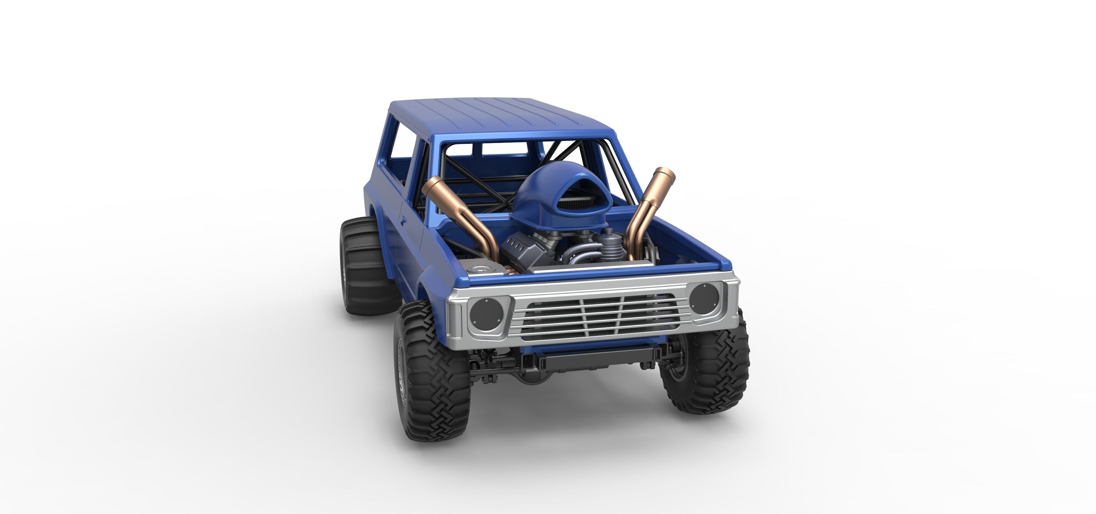 Uphill Sand Racing Dragster Version 4 Scale 1 to 25 3D print model_22