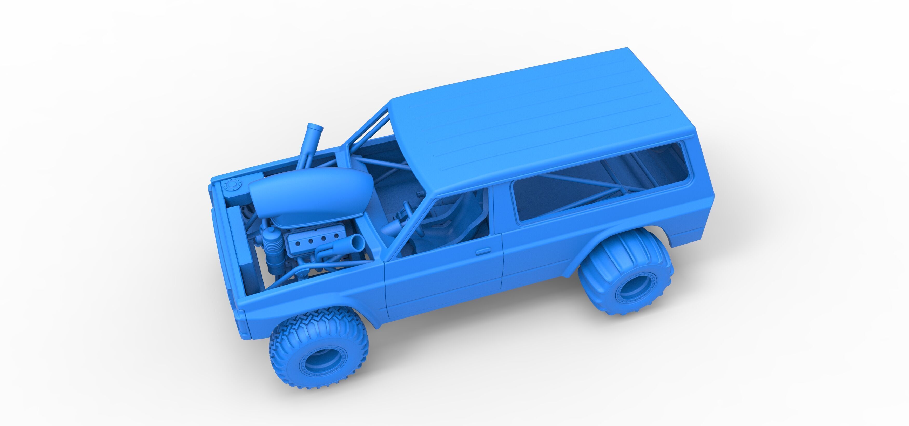 Uphill Sand Racing Dragster Version 4 Scale 1 to 25 3D print model_26