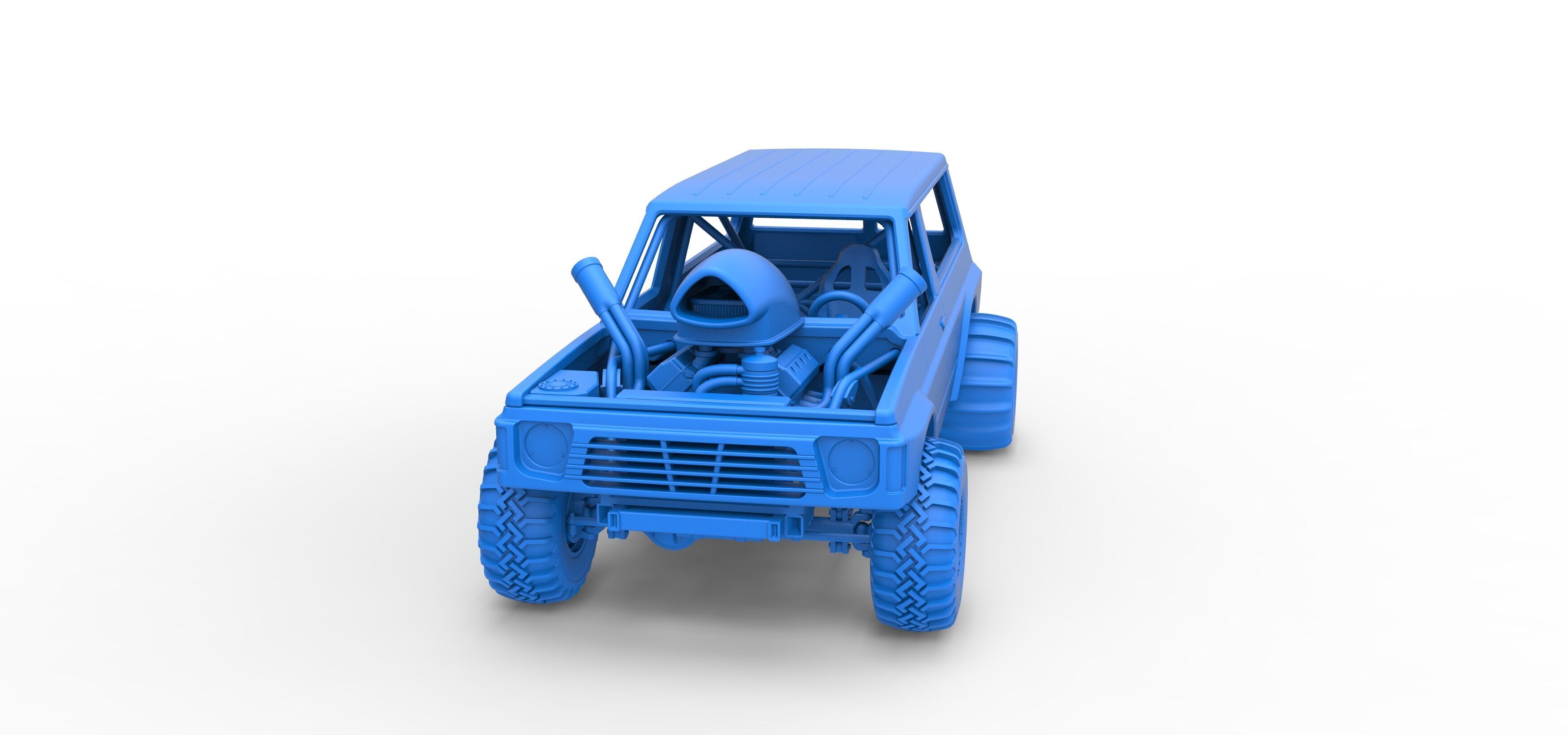 Uphill Sand Racing Dragster Version 4 Scale 1 to 25 3D print model_27