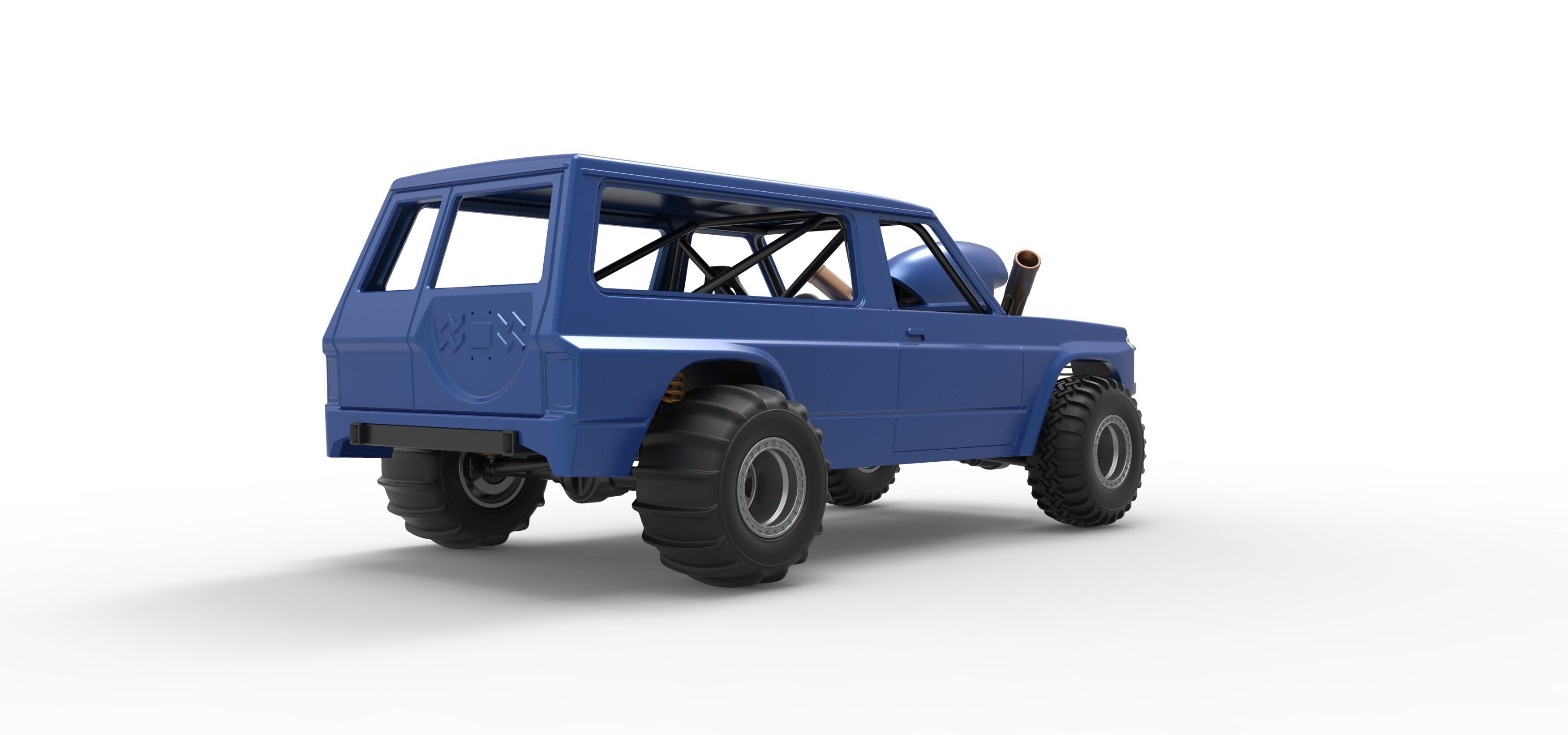 Uphill Sand Racing Dragster Version 4 Scale 1 to 25 3D print model_19