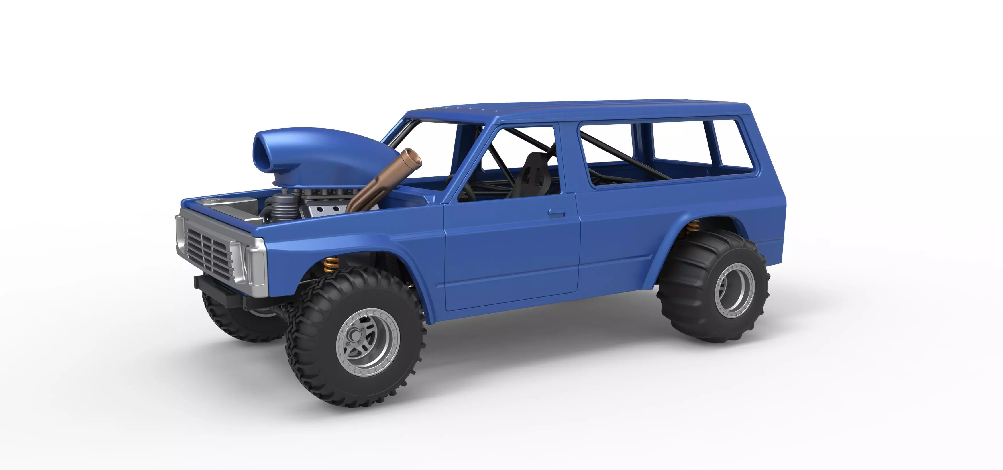 Uphill Sand Racing Dragster Version 4 Scale 1 to 25 3D print model_0