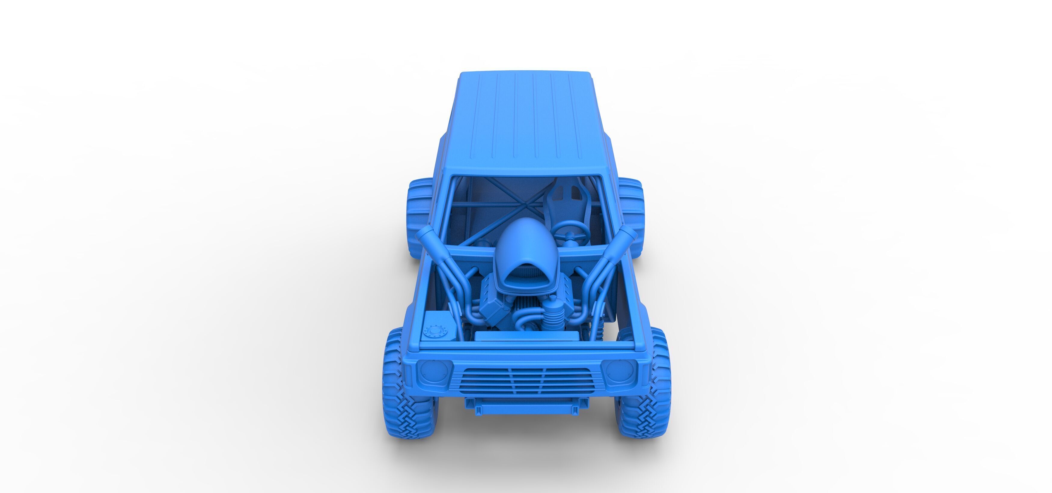 Uphill Sand Racing Dragster Version 4 Scale 1 to 25 3D print model_30