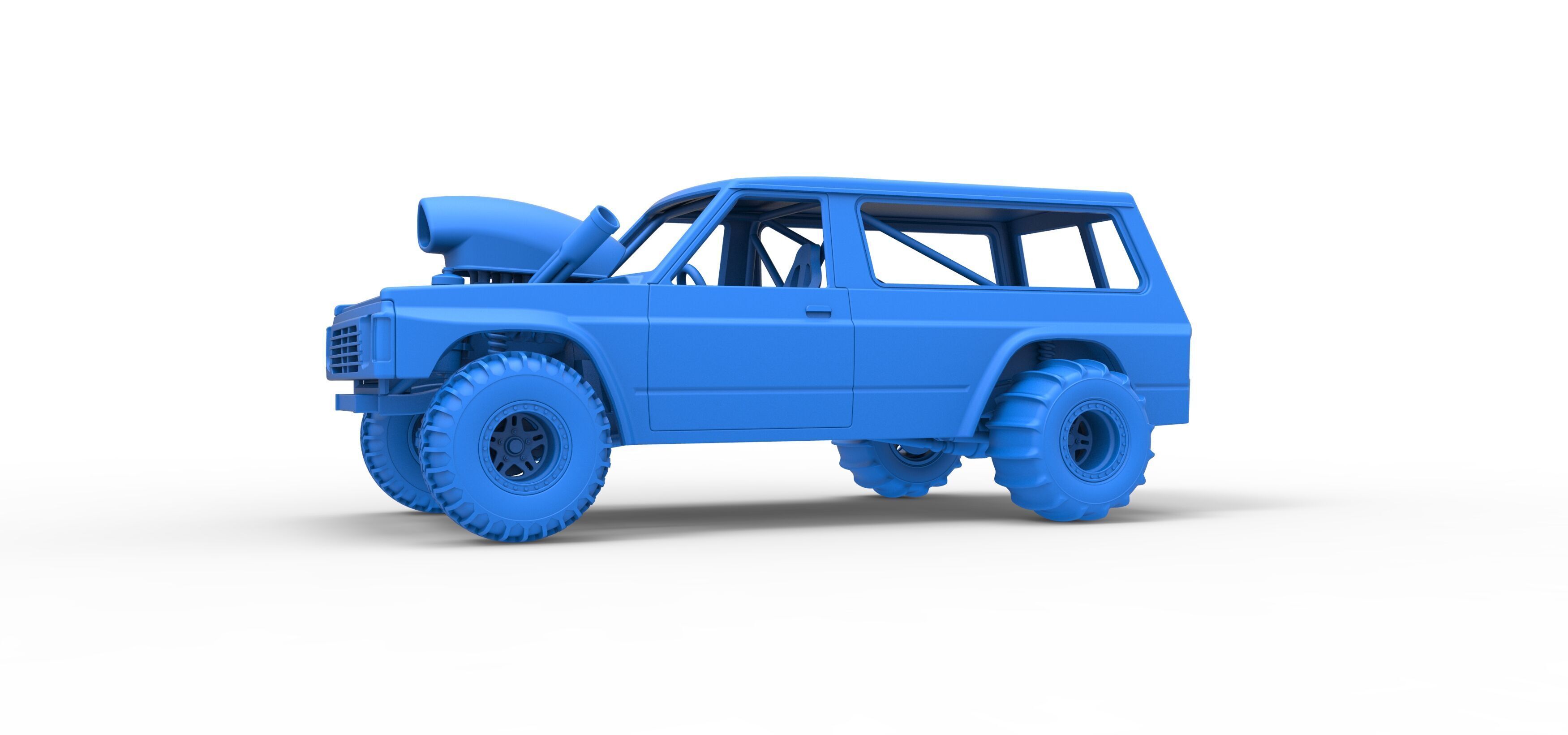 Uphill Sand Racing Dragster Version 4 Scale 1 to 25 3D print model_24