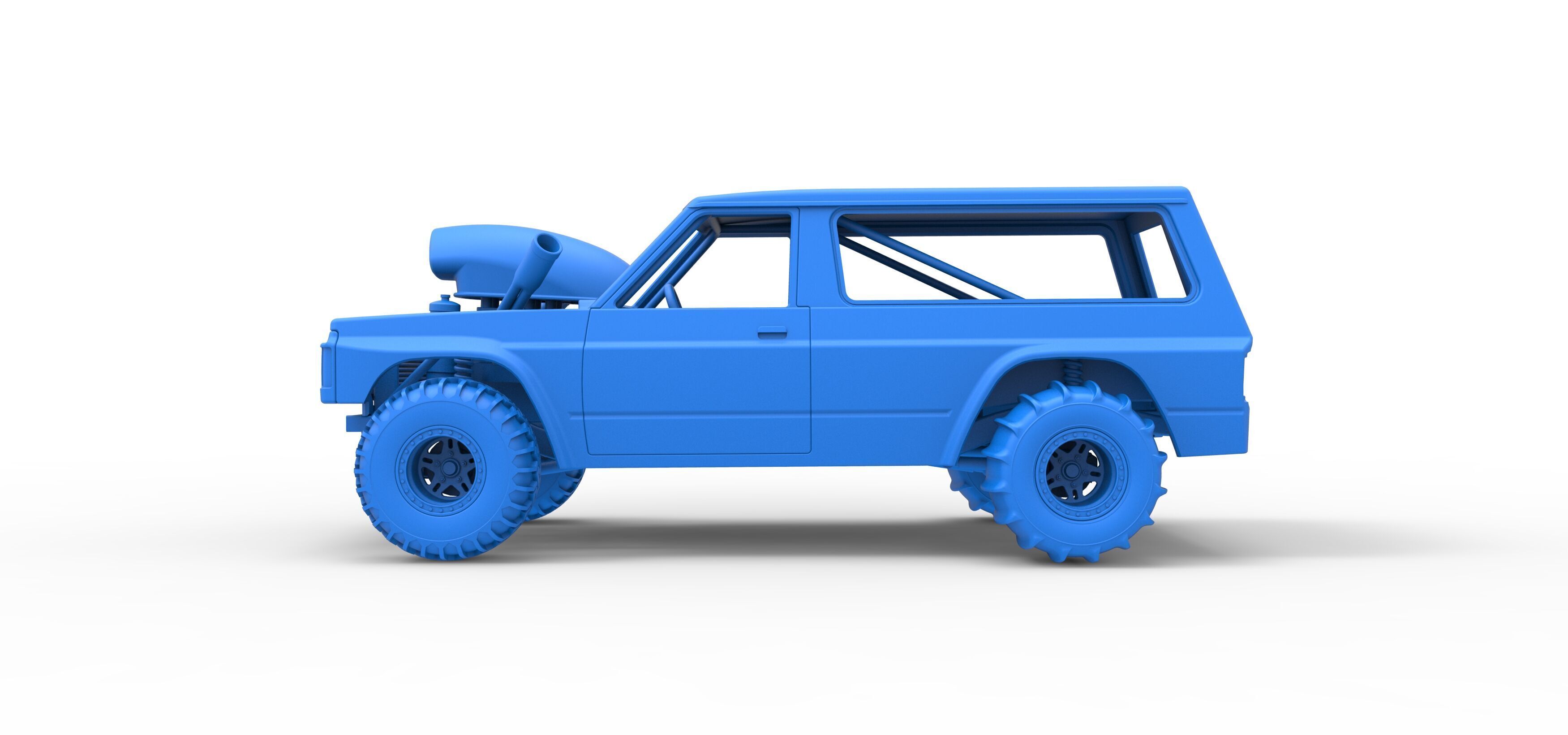 Uphill Sand Racing Dragster Version 4 Scale 1 to 25 3D print model_31