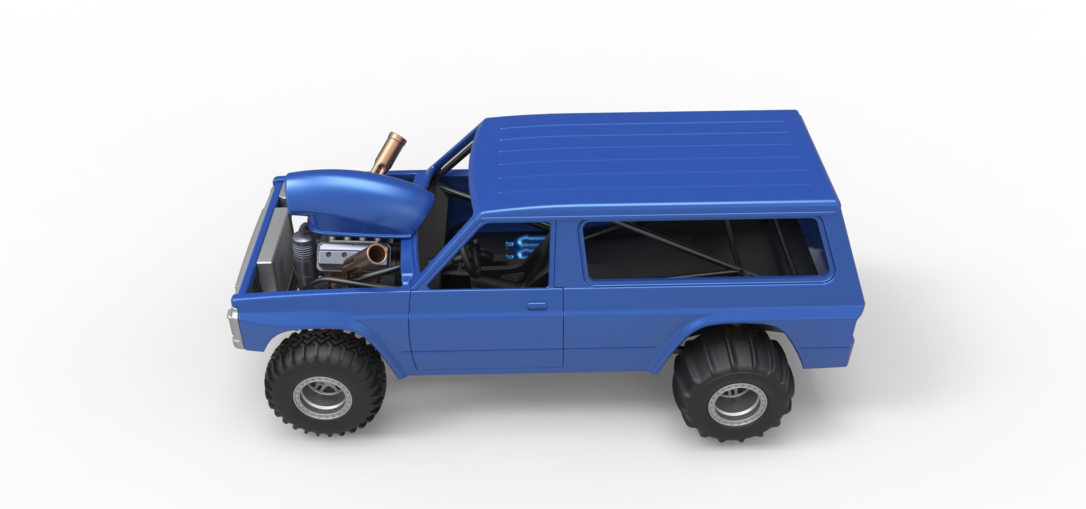 Uphill Sand Racing Dragster Version 4 Scale 1 to 25 3D print model_10