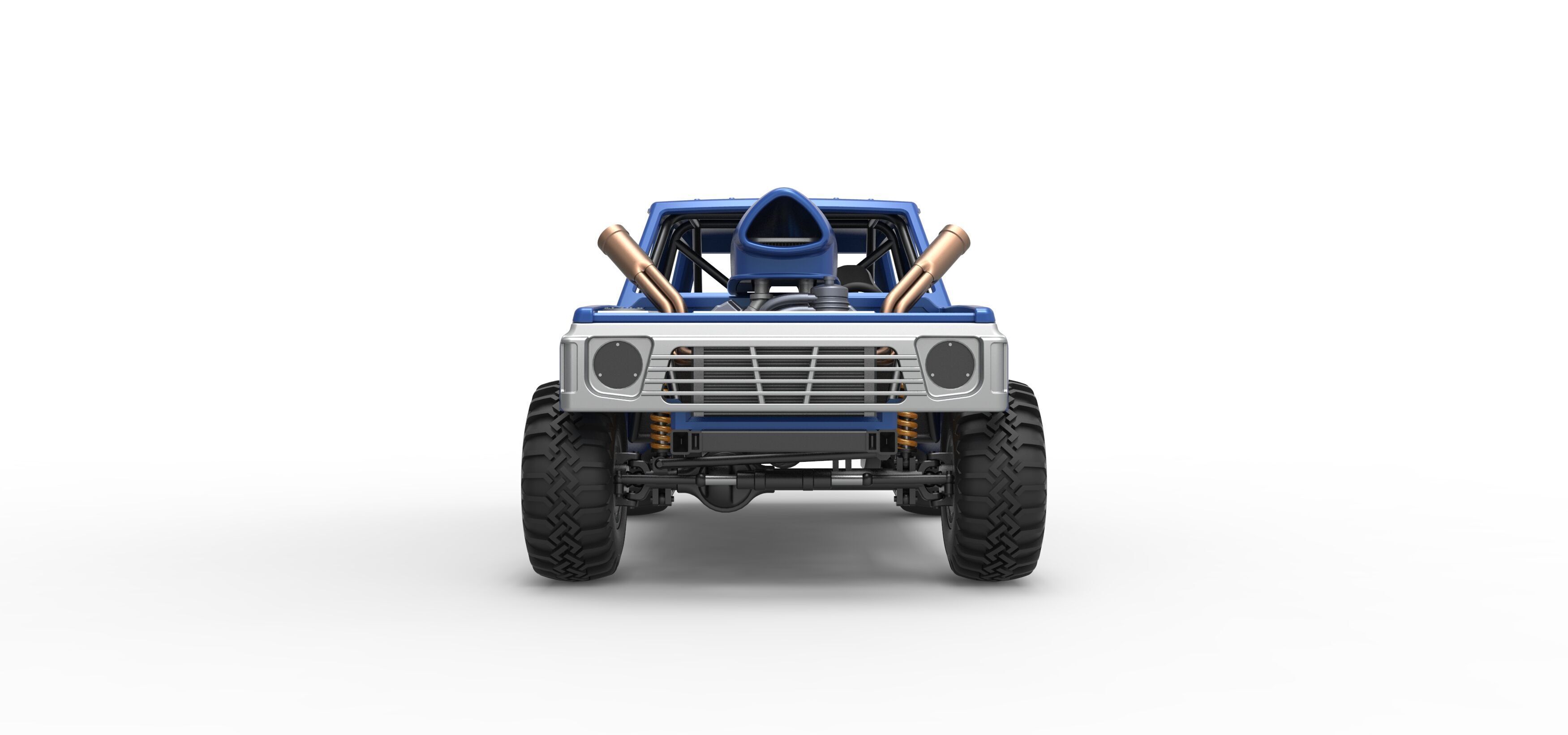 Uphill Sand Racing Dragster Version 4 Scale 1 to 25 3D print model_7