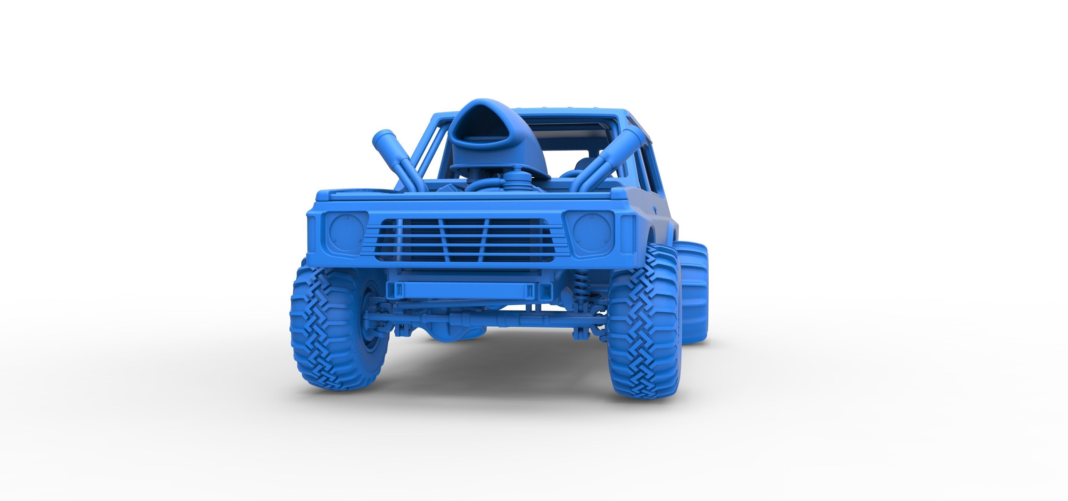 Uphill Sand Racing Dragster Version 4 Scale 1 to 25 3D print model_28