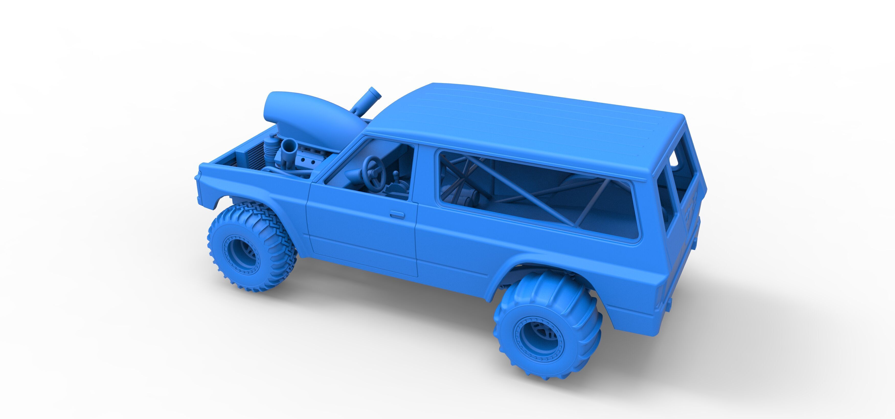 Uphill Sand Racing Dragster Version 4 Scale 1 to 25 3D print model_34