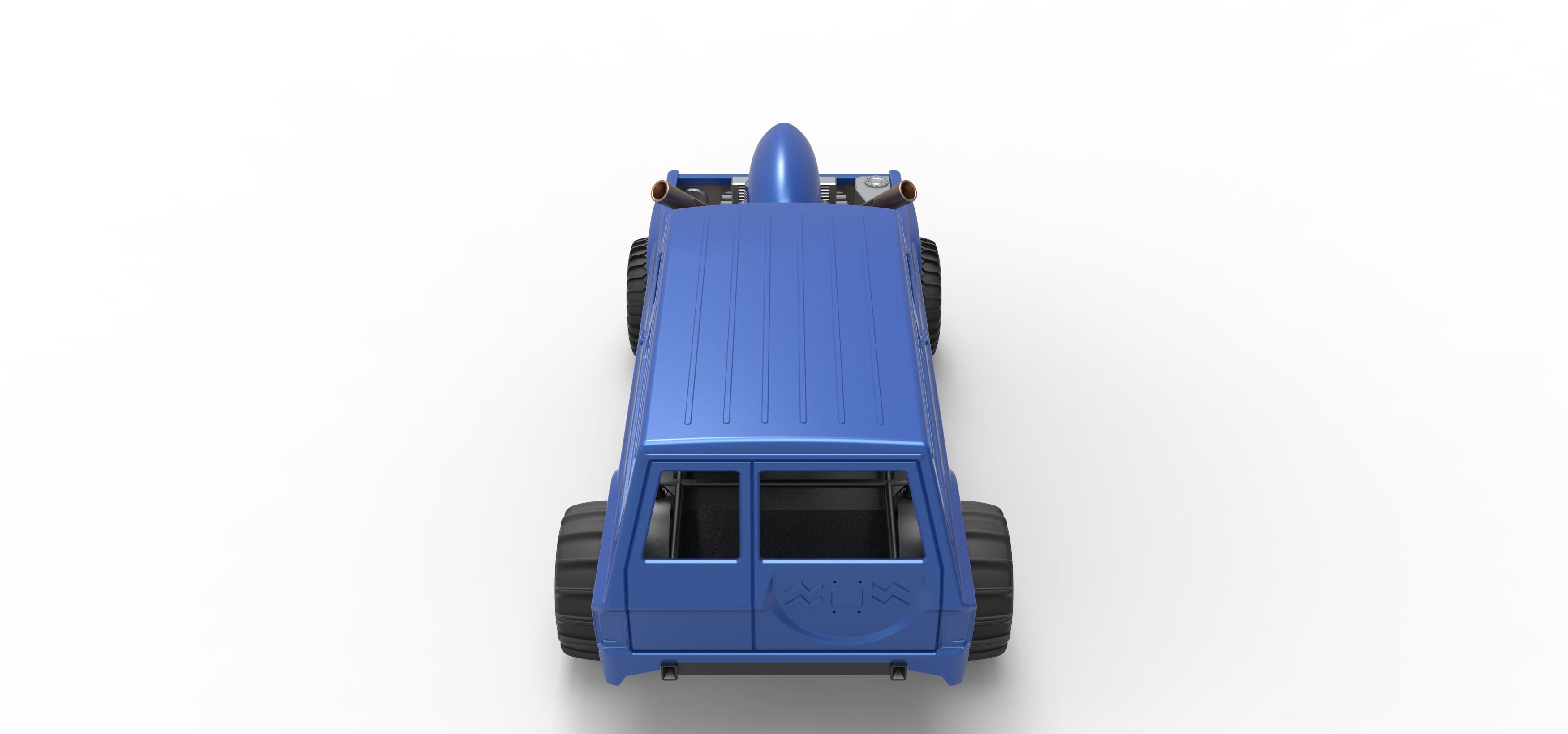 Uphill Sand Racing Dragster Version 4 Scale 1 to 25 3D print model_17