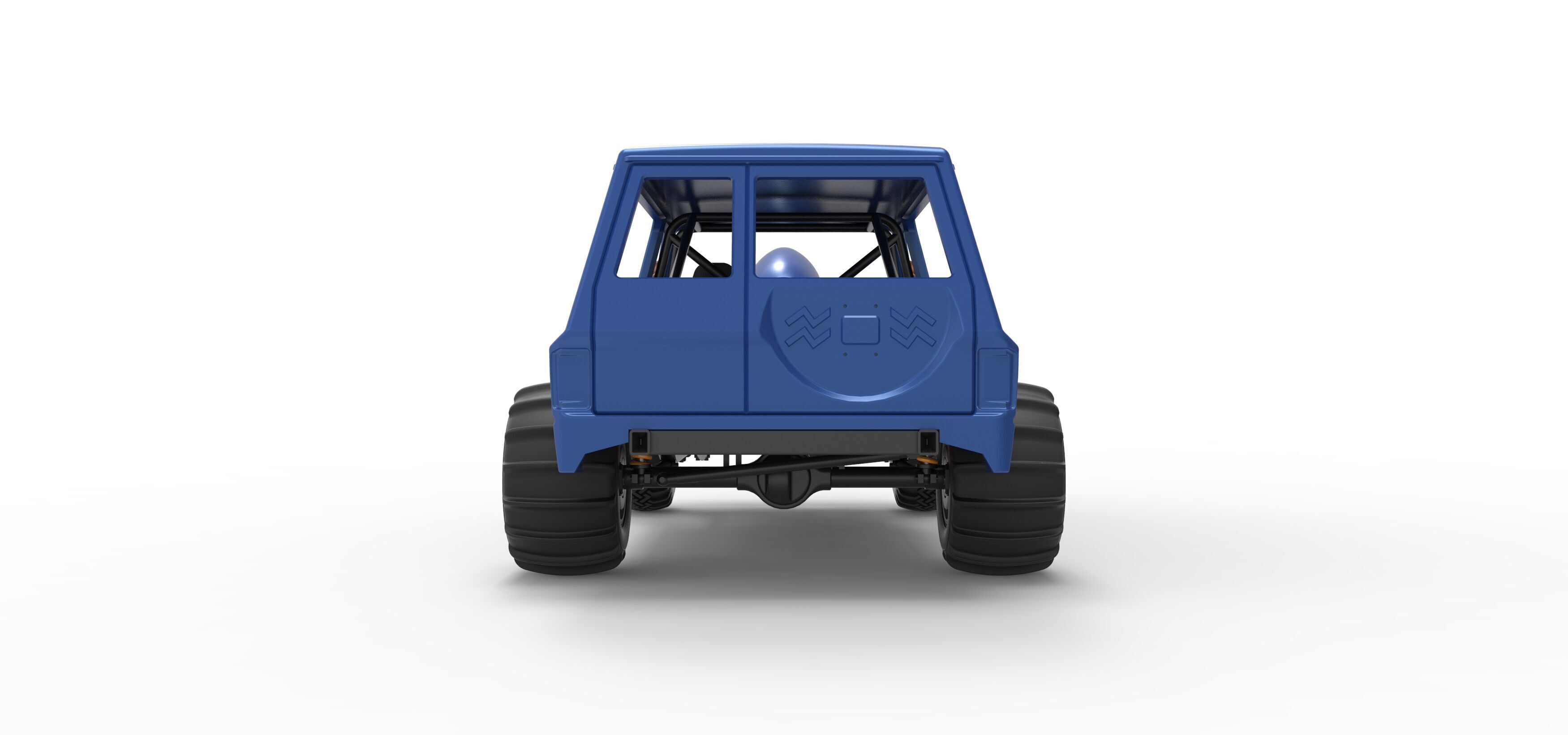 Uphill Sand Racing Dragster Version 4 Scale 1 to 25 3D print model_16