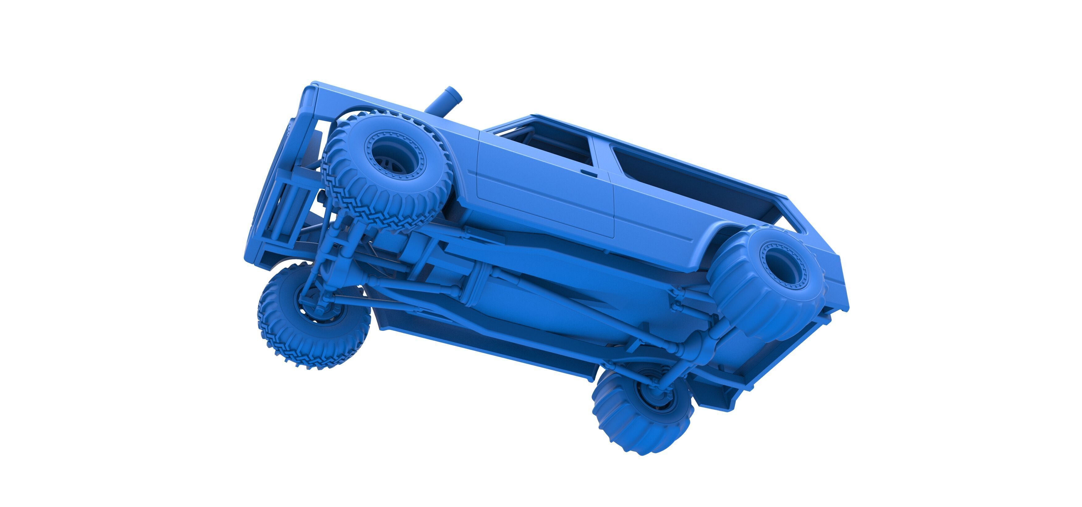 Uphill Sand Racing Dragster Version 4 Scale 1 to 25 3D print model_25