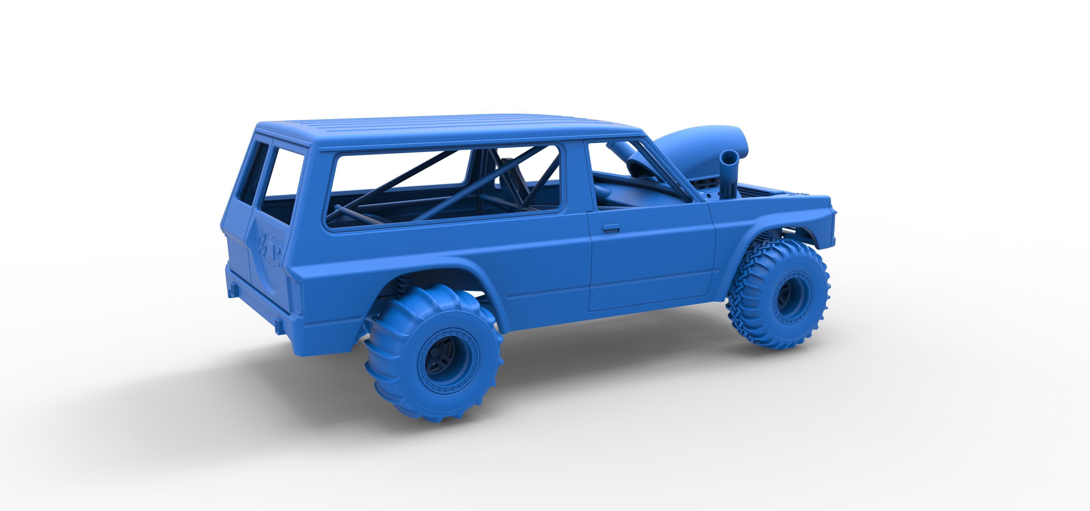 Uphill Sand Racing Dragster Version 4 Scale 1 to 25 3D print model_40