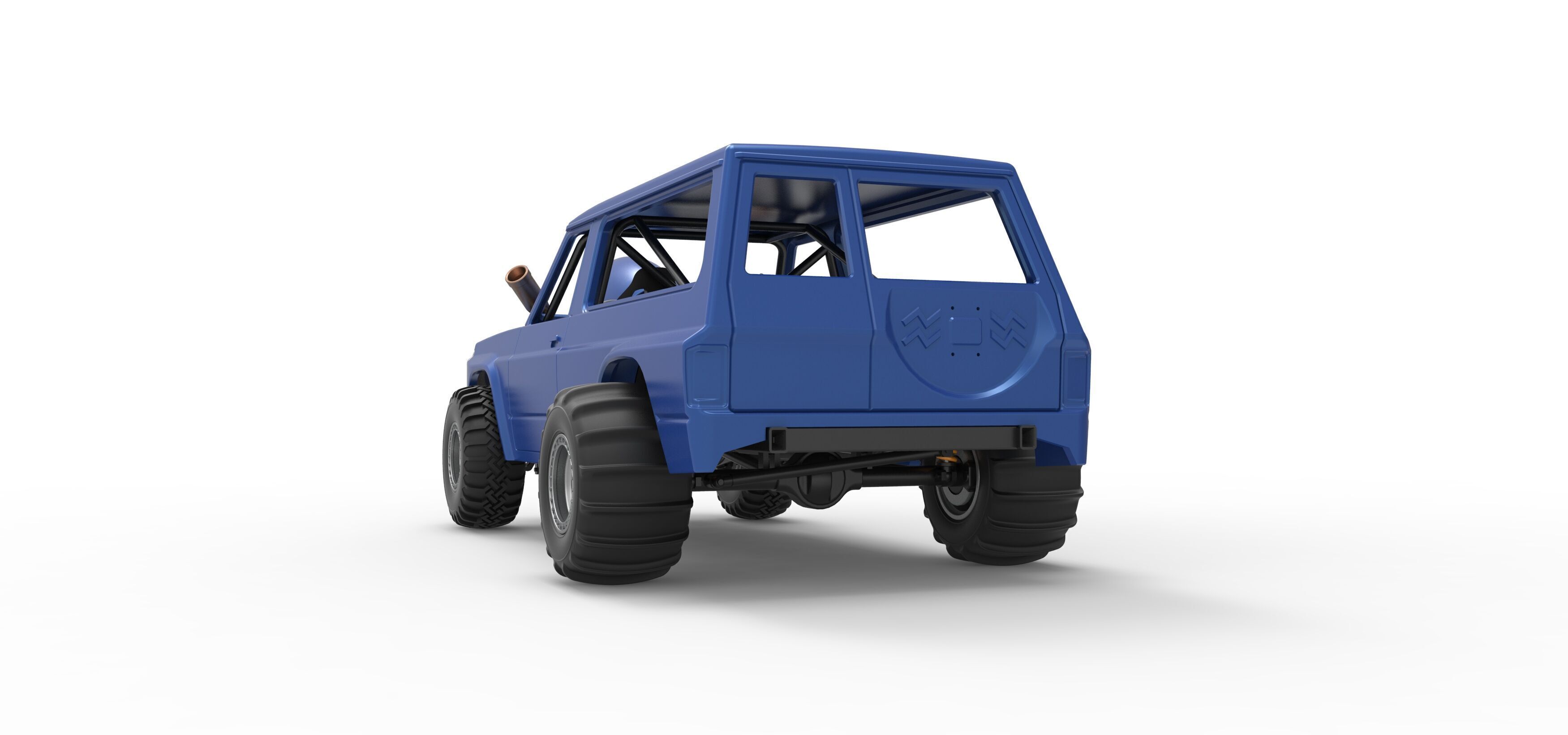 Uphill Sand Racing Dragster Version 4 Scale 1 to 25 3D print model_15