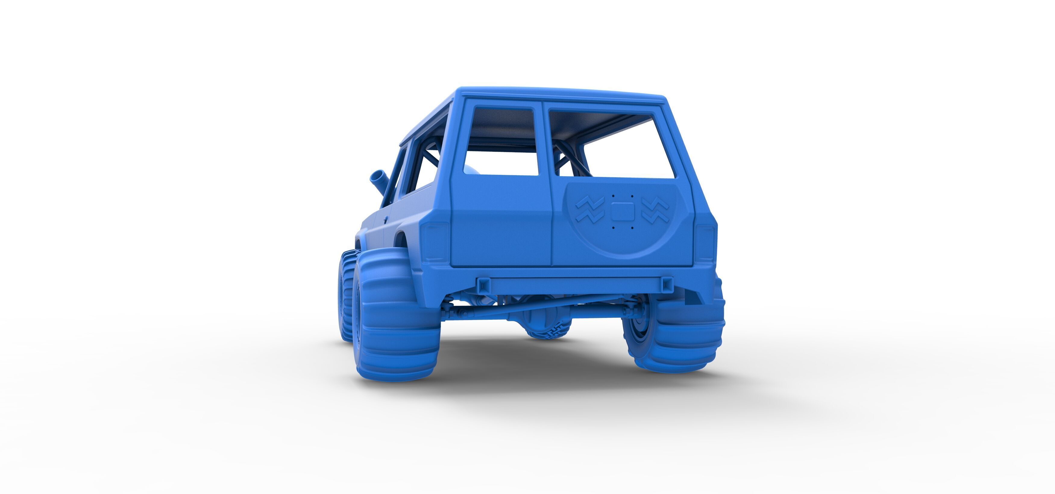 Uphill Sand Racing Dragster Version 4 Scale 1 to 25 3D print model_37