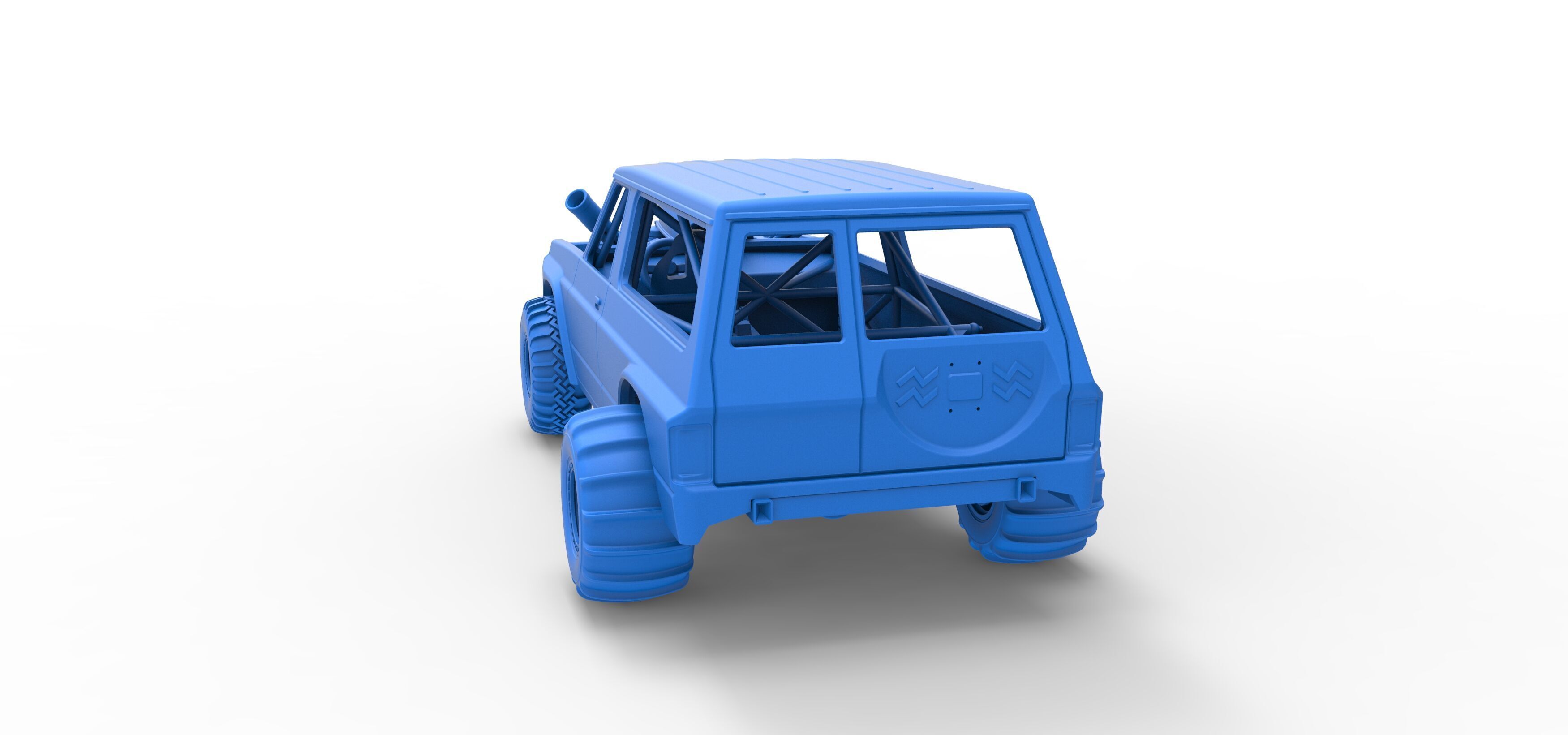 Uphill Sand Racing Dragster Version 4 Scale 1 to 25 3D print model_36