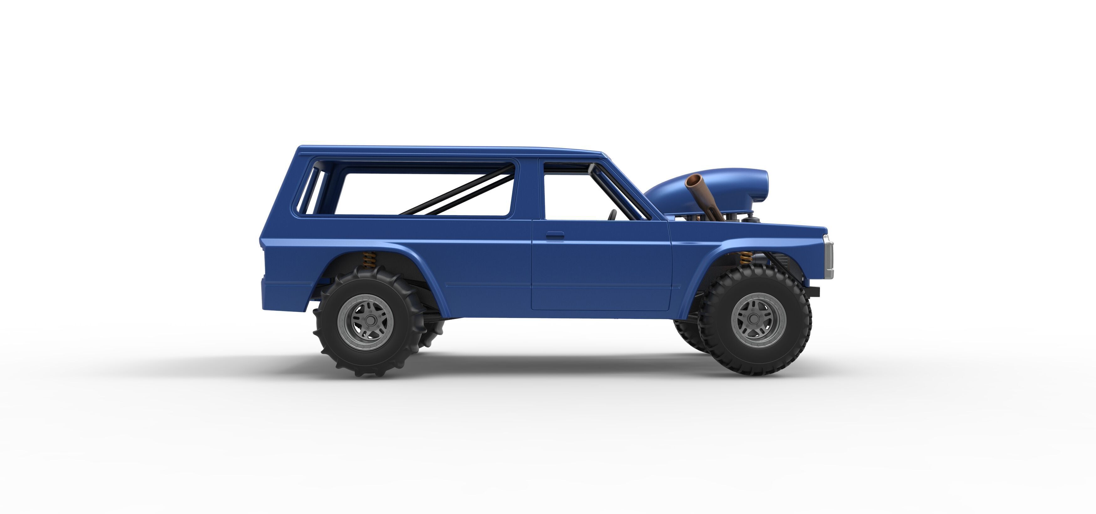 Uphill Sand Racing Dragster Version 4 Scale 1 to 25 3D print model_20