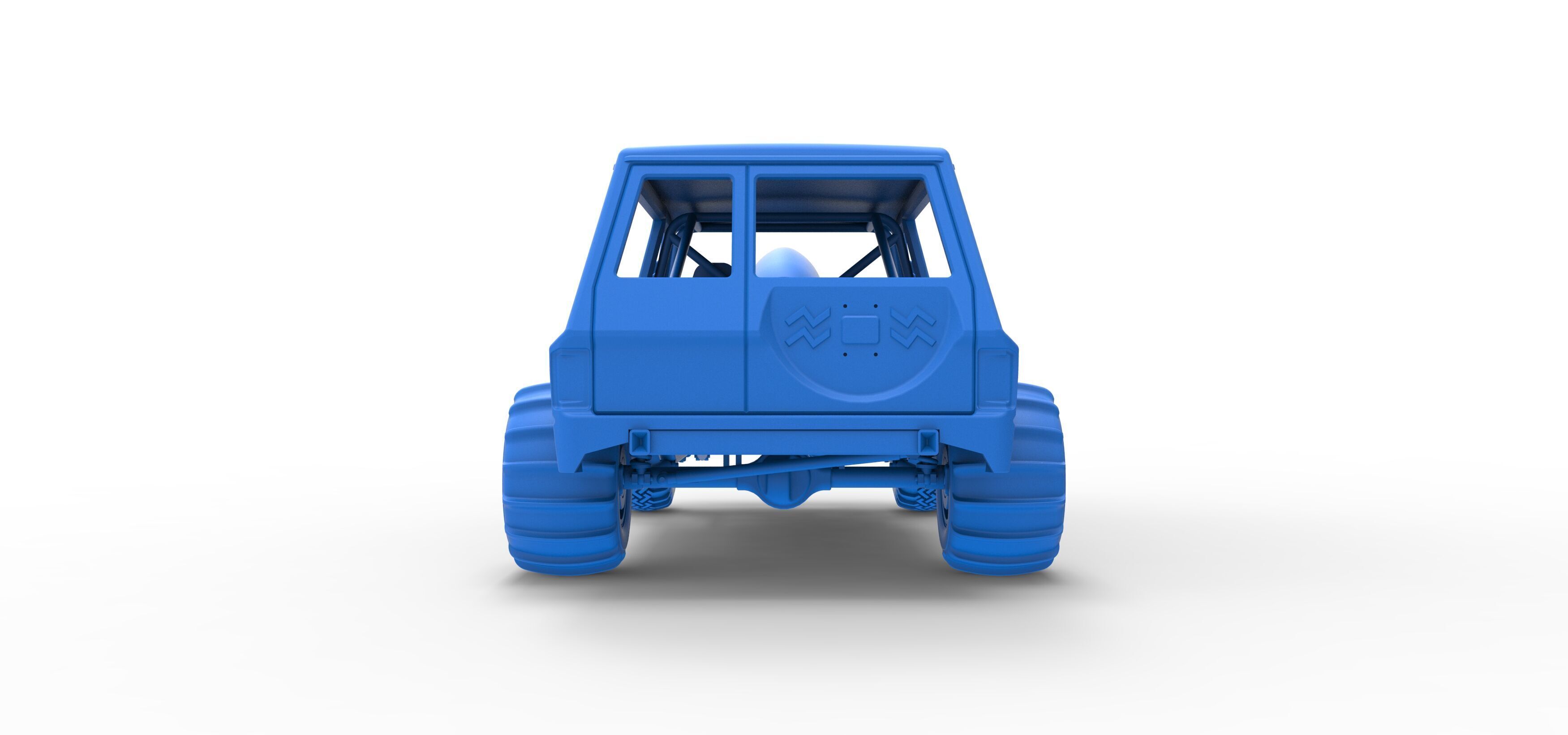 Uphill Sand Racing Dragster Version 4 Scale 1 to 25 3D print model_38