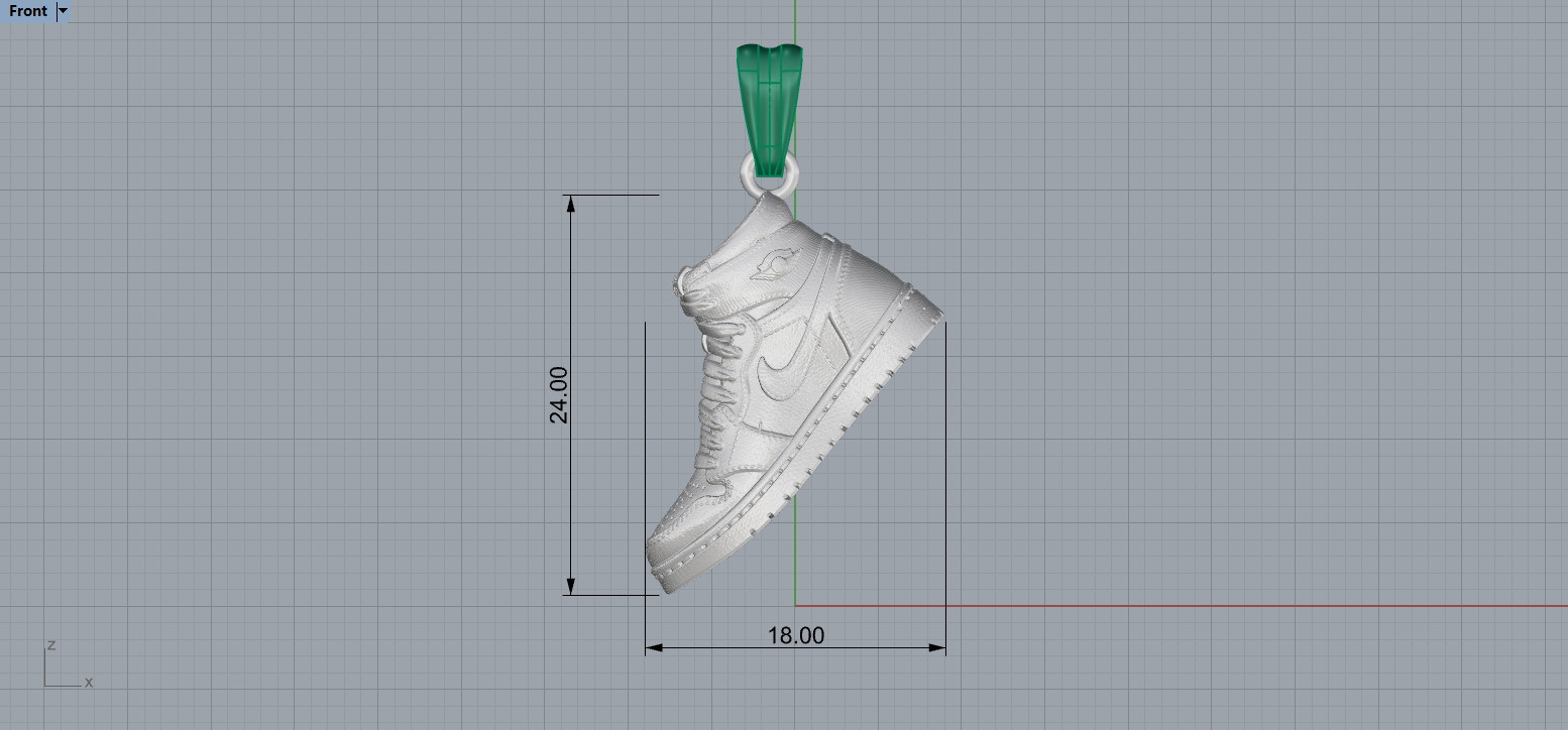 Air Max Pendant N231 3D print model_5