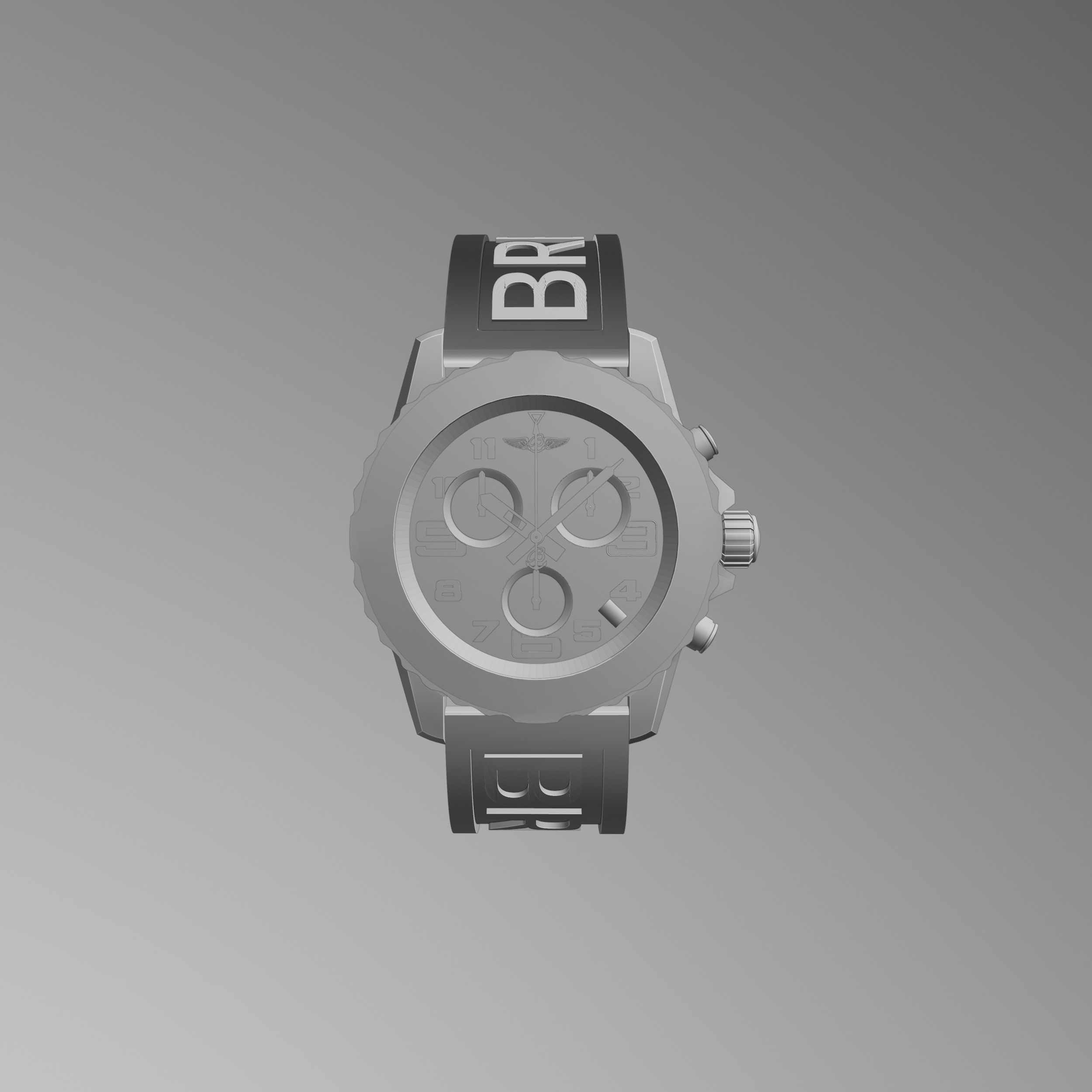 Wristwatch - Breitling endurance pro 3D model_5