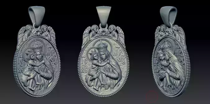 Virgin Mary Holding Baby Jesus 