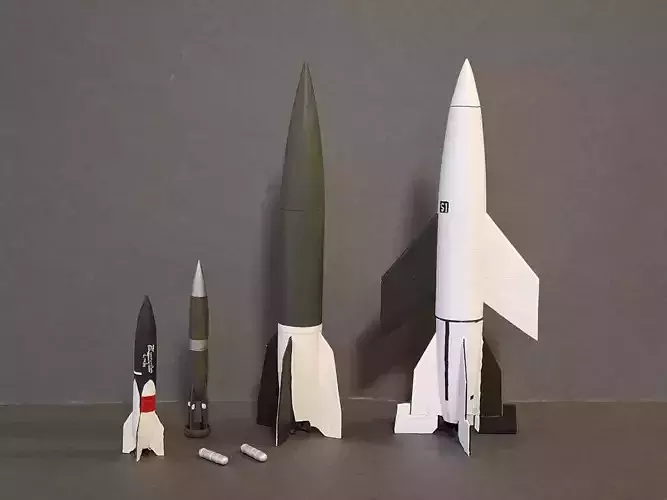 Value Pack Missiles A1 A2 A3 A4 A4b A5 V2 and winged V2