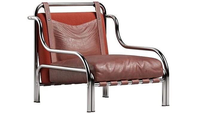 Stringa Pair Of Armchairs 1962 3D model
