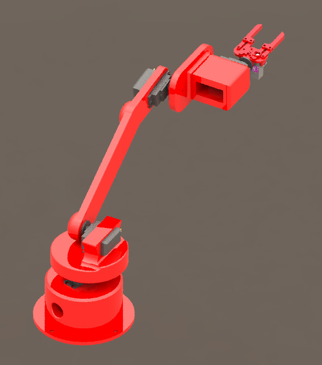 5 DOF ROBOTIC ARM  3D print model_2
