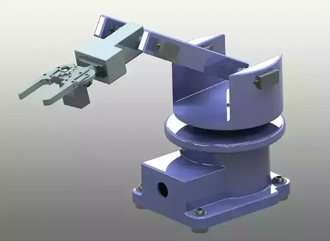 Robotic Arm MG90S 3D print model